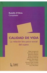 Papel CALIDAD DE VIDA LA RELACION BIO PSICO SOCIAL DEL SUJETO