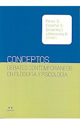 Papel CONCEPTOS DEBATES CONTEMPORANEOS EN FILOSOFIA Y PSICOLOGIA