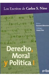 Papel ESCRITOS DE CARLOS S. NINO DERECHO MORAL Y POLITICA I