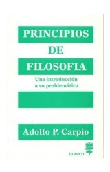 Papel PRINCIPIOS DE FILOSOFIA UNA INTRODUCCION A SU PROBLEMAT  ICA