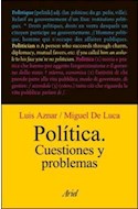 Papel POLITICA CUESTIONES Y PROBLEMAS