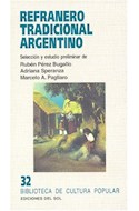 Papel REFRANERO TRADICIONAL ARGENTINO (BIBLIOTECA DE CULTURA  POPULAR 32)