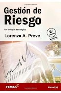 Papel GESTION DE RIESGO UN ENFOQUE ESTRATEGICO (COLECCION FINANZAS)