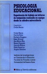 Papel PSICOLOGIA EDUCACIONAL EXPERIENCIA DE TRABAJO EN TALLERES DE FORMACION REALIZADA EN EQUIPO (RUSTICA)