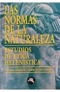 Papel NORMAS DE LA NATURALEZA ESTUDIO DE ETICA HELENISTICA