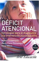 Papel DEFICIT ATENCIONAL ESTRATEGIAS PARA EL DIAGNOSTICO Y LA INTERVENCION PSICOEDUCATIVA (EDUCACION)