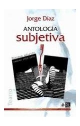 Papel ANTOLOGIA SUBJETIVA TEATRO 1963-1995