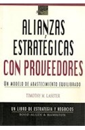 Papel ALIANZAS ESTRATEGICAS CON PROVEEDORES UN MODELO DE ABASTECIMIENTO EQUILIBRADO