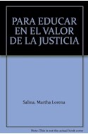 Papel PARA EDUCAR EN EL VALOR DE LA JUSTICIA REPRESENTACIONES  SOCIALES EN EL MARCO DE LA ESCUELA