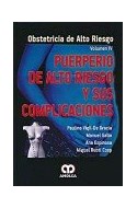 Papel OBSTETRICIA DE ALTO RIESGO VOLUMEN IV PUERPERIO DE ALTO  RIESGO Y SUS COMPLICACIONES