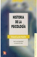 Papel HISTORIA DE LA PSICOLOGIA (COLECCION PSICOLOGIA PSIQUIATRIA Y PSICOANALISIS)