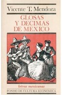 Papel GLOSAS Y DECIMAS DE MEXICO (COLECCION LETRAS MEXICANAS)