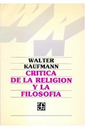 Papel CRITICA DE LA RELIGION Y LA FILOSOFIA (COLECCION FILOSOFIA)