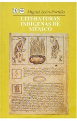Papel LITERATURAS INDIGENAS DE MEXICO (COLECCION ANTROPOLOGIA)