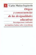 Papel ORIGEN Y CONSECUENCIAS DE LAS DESIGUALDADES EDUCATIVAS (EDUCACION)
