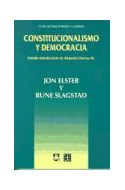 Papel CONSTITUCIONALISMO Y DEMOCRACIA (COLECCION POLITICA Y GOBIERNO)