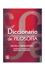 Papel DICCIONARIO DE FILOSOFIA (COLECCION FILOSOFIA) (CARTONE)