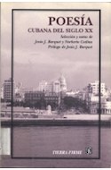 Papel POESIA CUBANA DEL SIGLO XX (COLECCION TIERRA FIRME)