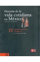 Papel HISTORIA DE LA VIDA COTIDIANA EN MEXICO IV BIENES Y VIVENCIAS EL SIGLO XIX (COLECCION HISTORIA)