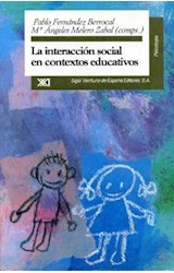 Papel INTERACCION SOCIAL EN CONTEXTOS EDUCATIVOS (PSICOLOGIA)