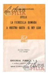 Papel OTELO  /  LA FIERECILLA DOMADA  /  A VUESTRO GUSTO  /  EL REY  LEAR (SEPAN CUANTOS 94)