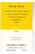 Papel IMPORTANCIA DE LLAMARSE ERNESTO LA - EL ABANICO DE LADY