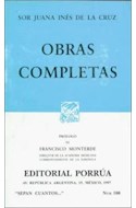 Papel OBRAS COMPLETAS (DE LA CRUZ SOR JUANA) (COLECCION SEPAN CUANTOS 100)
