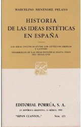 Papel HISTORIA DE LAS IDEAS ESTETICAS EN ESPAÑA SIGLO XVII