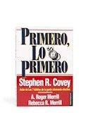 Papel PRIMERO LO PRIMERO (PAIDOS PLURAL 47114)
