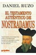 Papel TESTAMENTO AUTENTICO DE NOSTRADAMUS