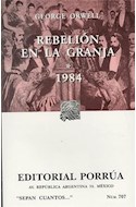 Papel REBELION EN LA GRANJA - 1984 (SEPAN CUANTOS 707)