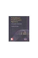 Papel PROBABILIDAD Y ESTADISTICA PARA INGENIEROS [2/EDICION] INCLUYE CD ROM (RUSTICA)