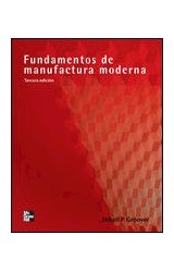 Papel FUNDAMENTOS DE MANUFACTURA MODERNA (3 EDICION)