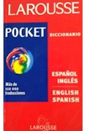 Papel DICCIONARIO POCKET ESPAÑOL INGLES ENGLISH SPANISH