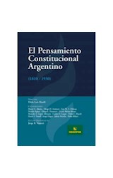 Papel PENSAMIENTO CONSTITUCIONAL ARGENTINO 1810 - 1930 (CARTONE)