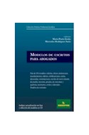 Papel MODELOS DE ESCRITOS PARA ABOGADOS (COLECCION PRACTICA P  ROFESIONAL JURIDICA ) (C/CD)