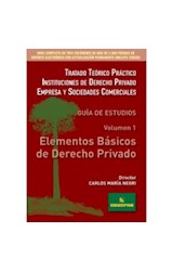 Papel ELEMENTOS BASICOS DE DERECHO PRIVADO 1 (TRATADO TEORICO  PRACTICO INSTITUCIONES DE DERECHO