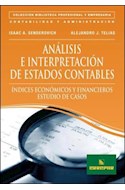 Papel ANALISIS E INTERPRETACION DE ESTADOS CONTABLES INDICES  ECONOMICOS Y FINANCIEROS ESTUDIO DE