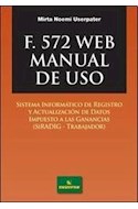 Papel F 572 WEB MANUAL DE USO SISTEMA INFORMATICO DE REGISTRO  Y ACTUALIZACION DE DATOS IMPUESTOS