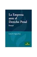 Papel EMPRESA ANTE EL DERECHO PENAL ENSAYO (CARTONE)