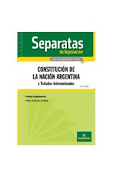 Papel CONSTITUCION DE LA NACION ARGENTINA Y TRATADOS INTERNAC  IONALES VERSION 1.5 (SEPARATAS DE L