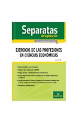 Papel EJERCICIO DE LAS PROFESIONES DE CIENCIAS ECONOMICAS (SE  PARATAS DE LEGISLACION)