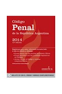 Papel CODIGO PENAL DE LA REPUBLICA ARGENTINA 2014 (INCLUYE CD  )