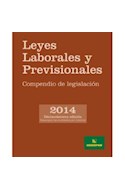 Papel LEYES LABORALES Y PREVISIONALES COMPENDIO DE LEGISLACIO N (EDICION 13 AÑO 2014)