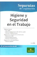 Papel HIGIENE Y SEGURIDAD EN EL TRABAJO (VERSION 2.4) (SEPARATAS DE LEGISLACION) (RUSTICA)