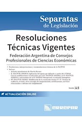 Papel RESOLUCIONES TECNICAS VIGENTES [VERSION 4.5] [SEPARATAS DE LEGISLACION] [ACTUALIZACION ONLINE]