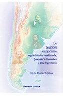 Papel NACION ARGENTINA SEGUN NICOLAS AVELLANEDA JOAQUIN V. GONZALEZ Y JOSE INGENIEROS