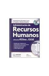 Papel ADMINISTRACION DE RECURSOS HUMANOS UTILIZANDO ACCESS Y  EXCEL (C/CD ROM)