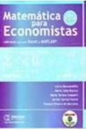 Papel MATEMATICA PARA ECONOMISTAS UTILIZANDO EXCEL Y MATLAB (  2 EDICION) (C/CD ROM)
