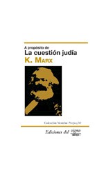 Papel A PROPOSITO DE LA CUESTION JUDIA (NOMBRE PROPIO)